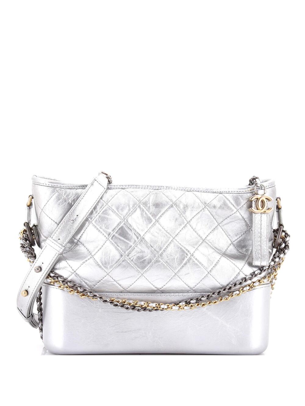 Chanel Gabrielle Hobo Quilted Aged #240231C24B